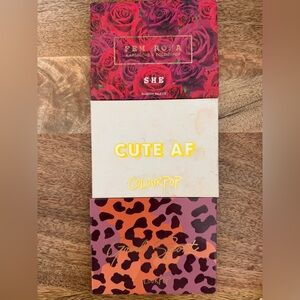 ColourPop Eyeshadow Palette Sets Fem Rosa, Cute AF, Good Sport